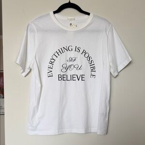 White Inspirational Graphic Tee